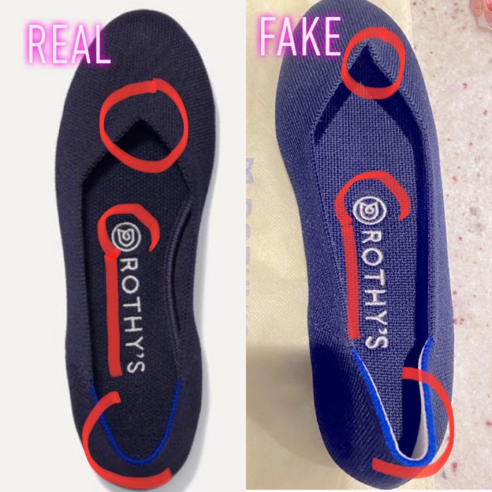 HOW TO SPOT FAKE ROTHY’S - Picture 4 of 16